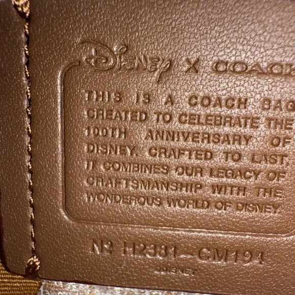 Coach x Disney Mickey ear Crossbody Bag - Picture 9 of 9